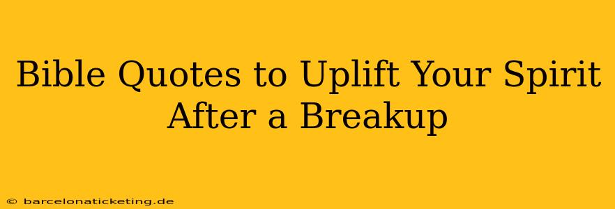 Bible Quotes to Uplift Your Spirit After a Breakup