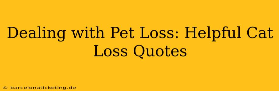 Dealing with Pet Loss: Helpful Cat Loss Quotes