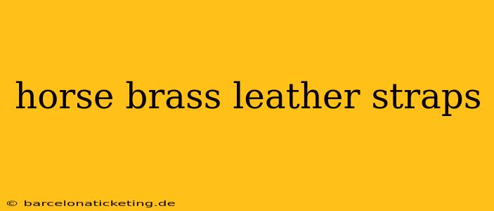 horse brass leather straps