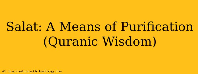 Salat: A Means of Purification (Quranic Wisdom)