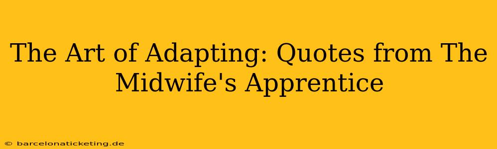 The Art of Adapting: Quotes from The Midwife's Apprentice
