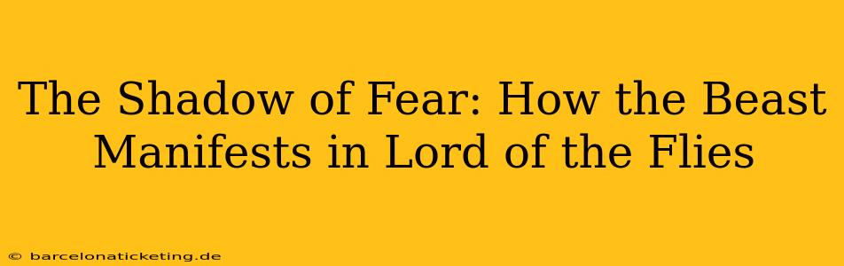 The Shadow of Fear: How the Beast Manifests in Lord of the Flies